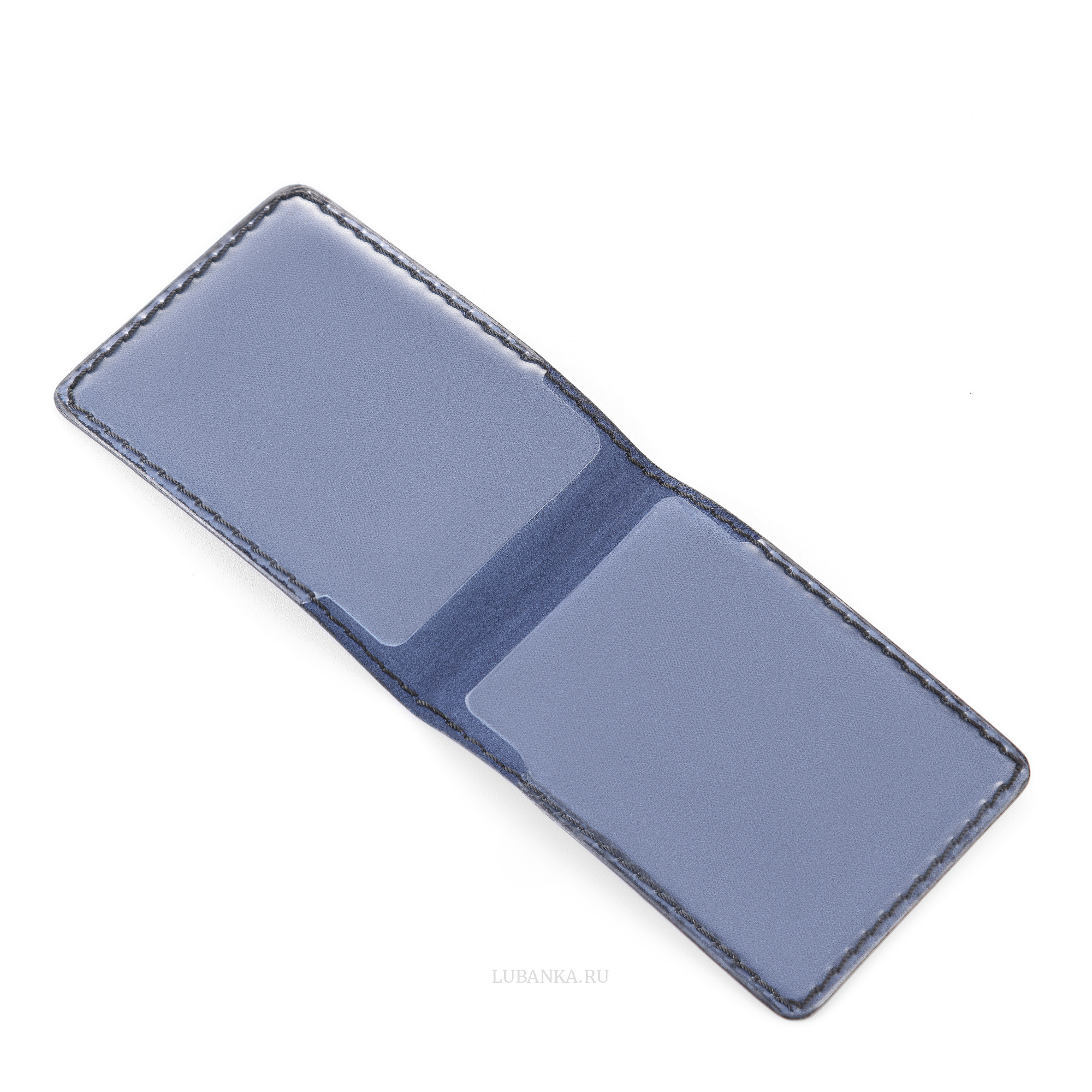 Обложка для удостоверения МВД темно синяя